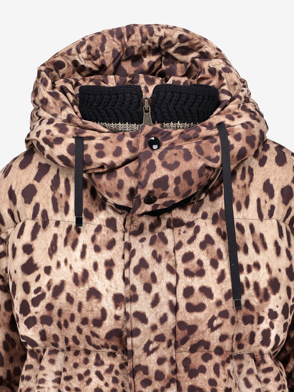 Dolce & Gabbana Leopard Print Puffer Coat CVM26.6.131  Dolce & Gabbana 
