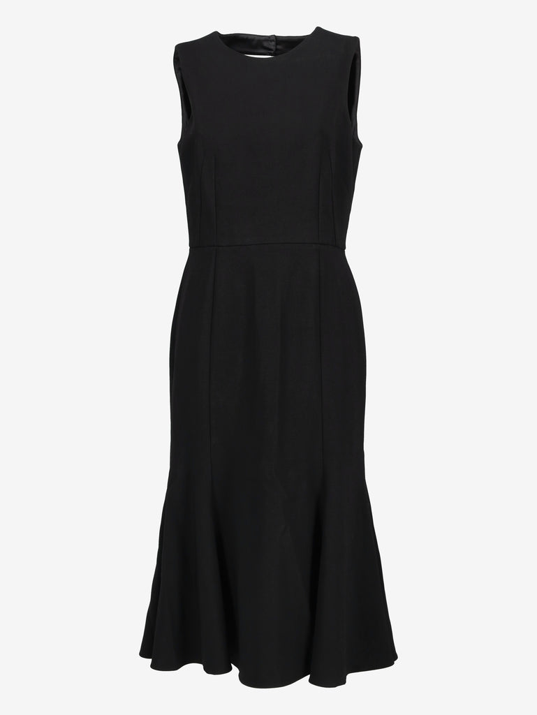 Dolce & Gabbana Black Open-Back Day Dress W2926.10  Dolce & Gabbana 