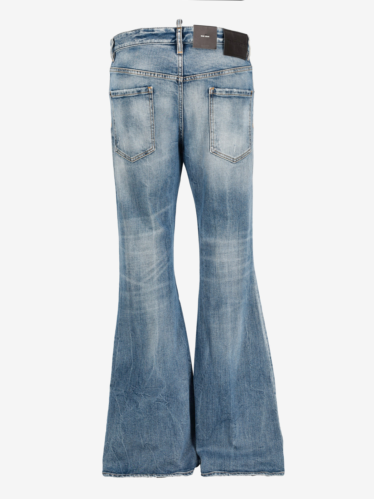 Dsquared2 Bob Jean Flare Denim Pants with Rhinestone Embellishment CVM26.23.11  Dsquared² 