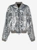 Dsquared2 Silver Supernova 80's Bomber Jacket CVM26.23.20  Dsquared² 