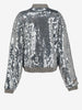 Dsquared2 Silver Supernova 80's Bomber Jacket CVM26.23.20  Dsquared² 