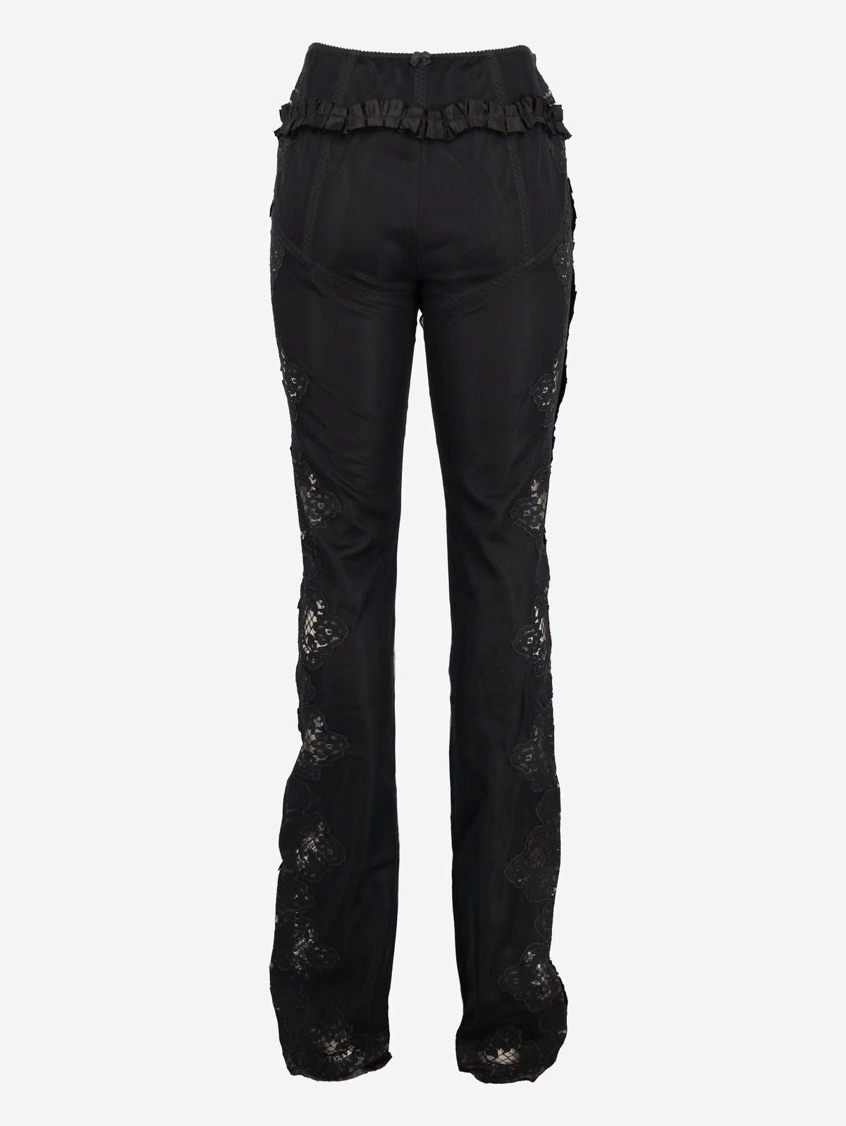 DSQUARED2 Black Lace-Panel Trousers CVM26.23.210  Dsquared² 