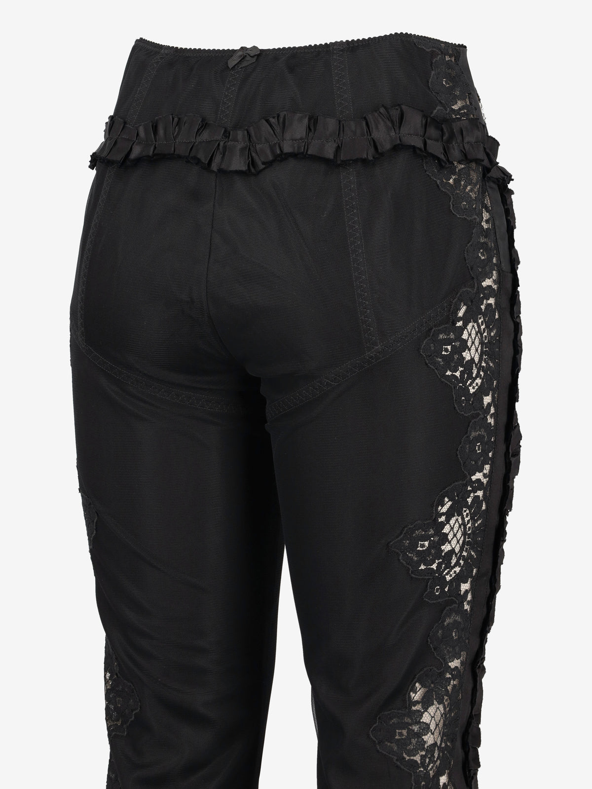 DSQUARED2 Black Lace-Panel Trousers CVM26.23.210  Dsquared² 