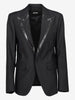 DSQUARED2 Dallas One-Button Blazer in Wool & Silk CVM26.23.212  Dsquared² 