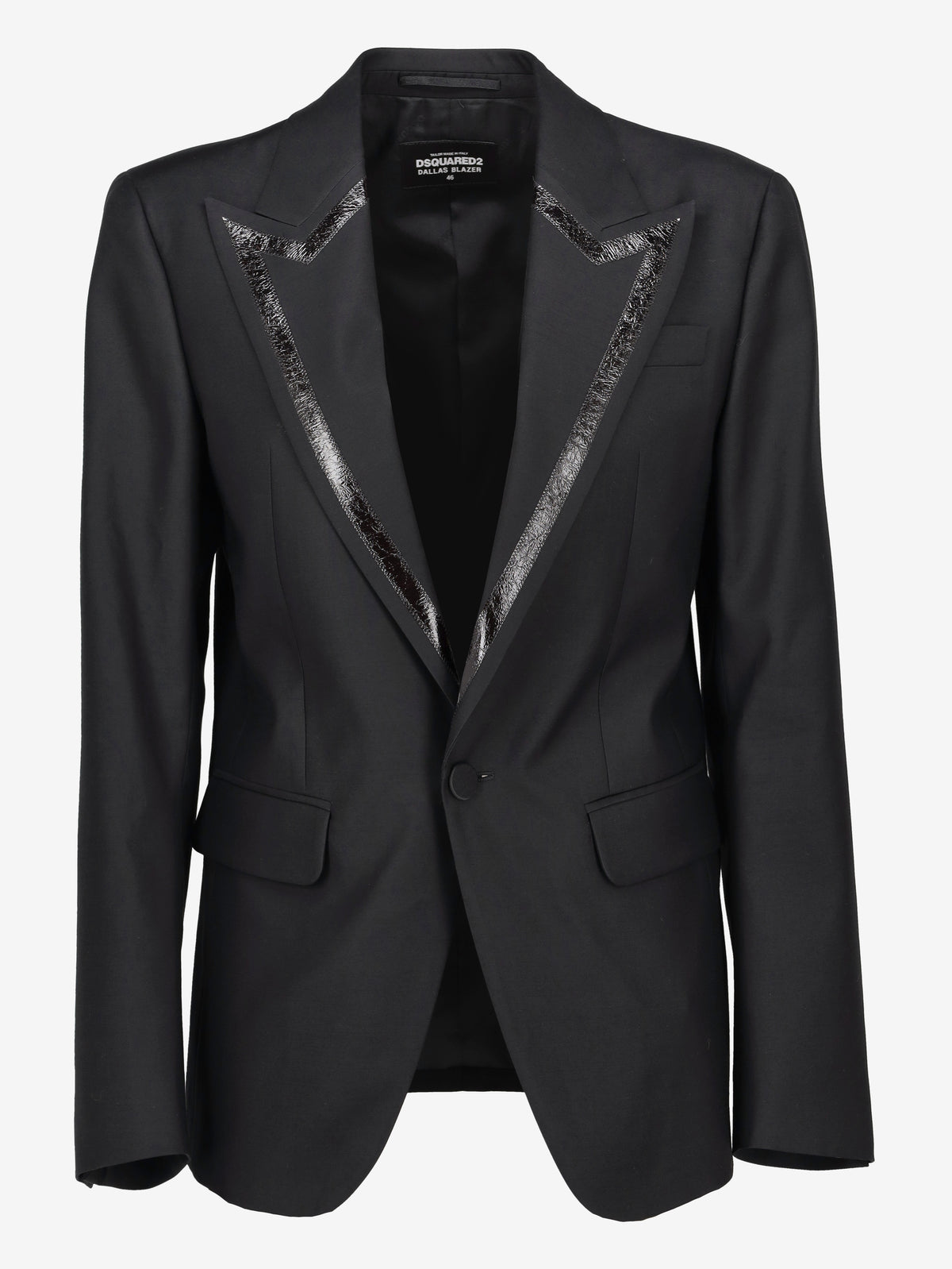 DSQUARED2 Dallas One-Button Blazer in Wool & Silk CVM26.23.212  Dsquared² 