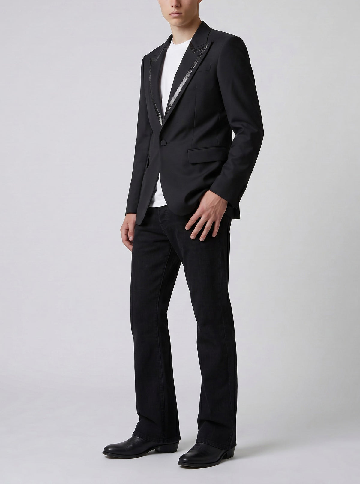 DSQUARED2 Dallas One-Button Blazer in Wool & Silk CVM26.23.212  Dsquared² 