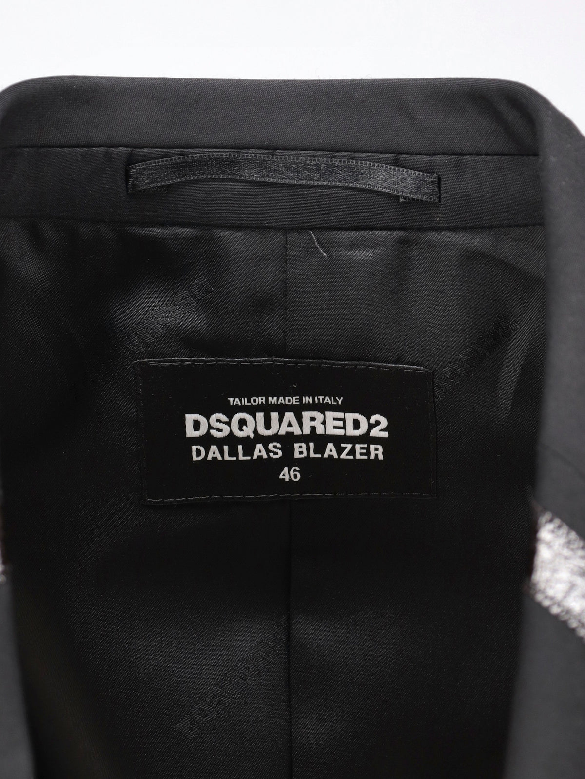 DSQUARED2 Dallas One-Button Blazer in Wool & Silk CVM26.23.212  Dsquared² 