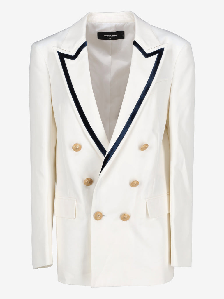 DSQUARED2 Sexy Double-Breasted Palm Beach Blazer CVM26.23.38  Dsquared² 