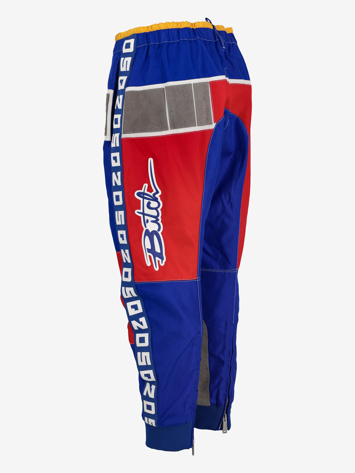 Dsquared2 Racing Regular Cargo Pants in Nylon with Leather Details CVM26.23.44  Dsquared² 