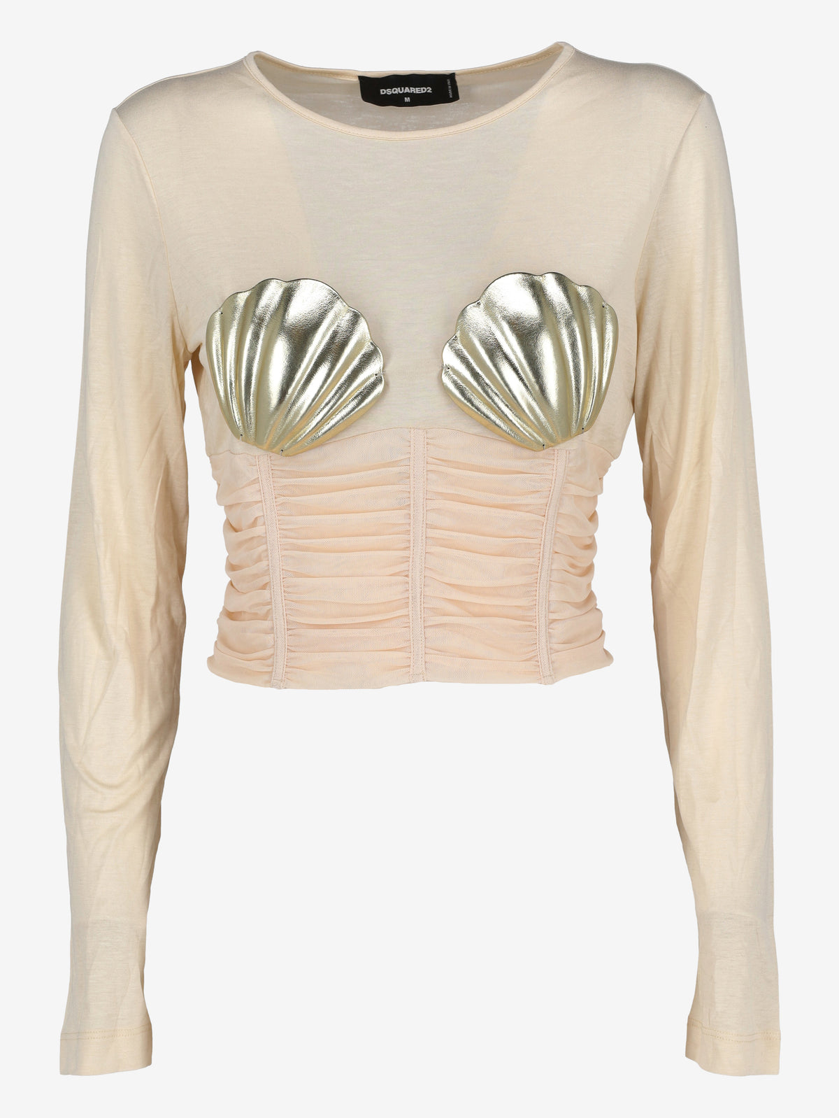 Dsquared2 Shell-Embellished Jersey Top CVM26.23.62  Dsquared² 