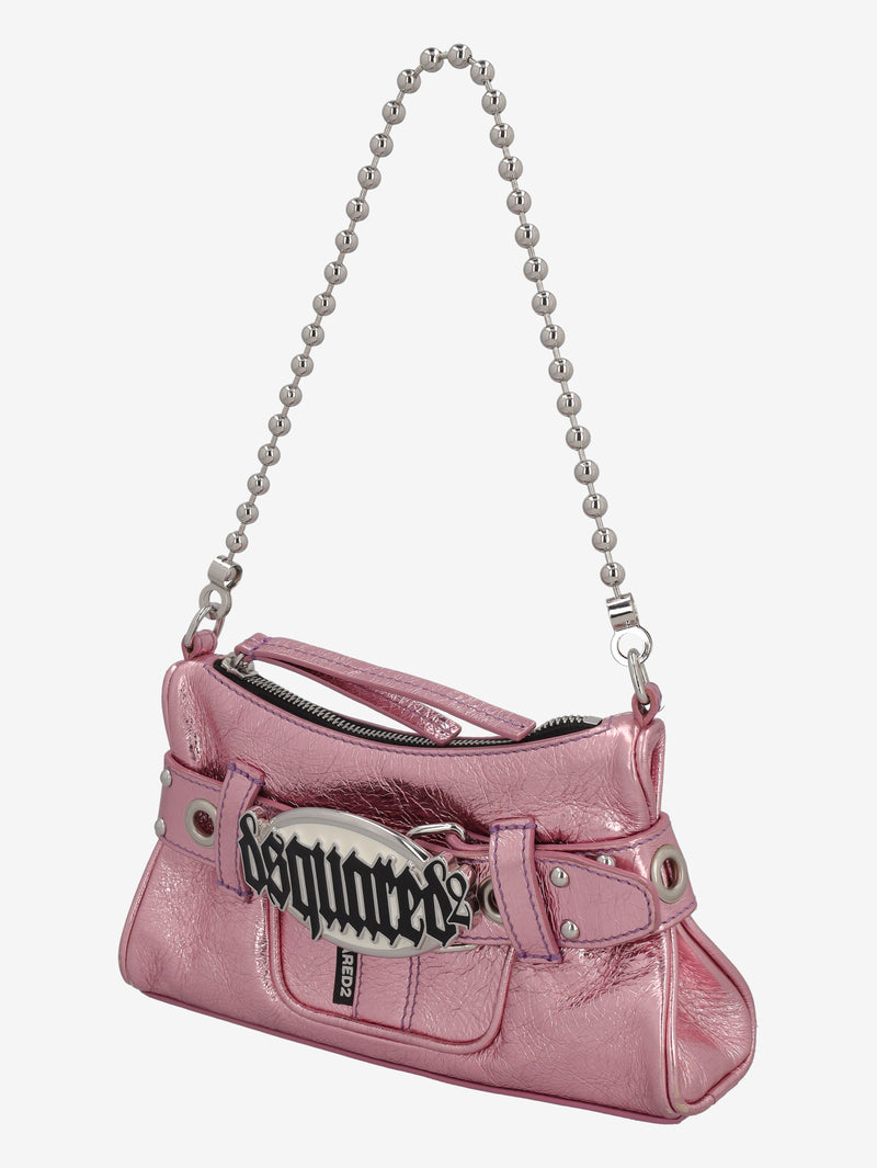 Dsquared2 Belt Clutch Patent Leather Shoulder Bag CVM26.23.86/1  Dsquared² 