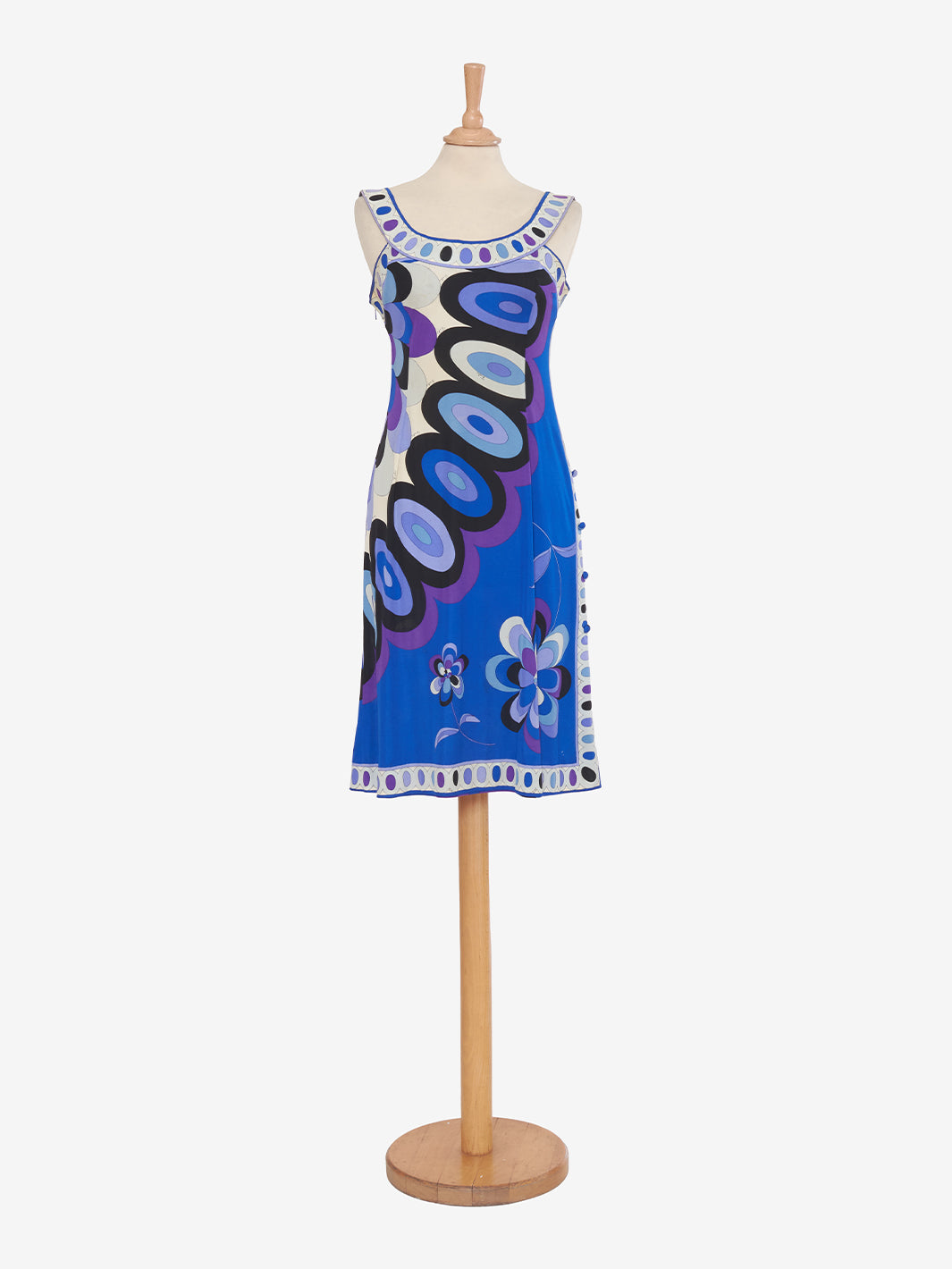 Emilio Pucci Blue Patterned Dress
