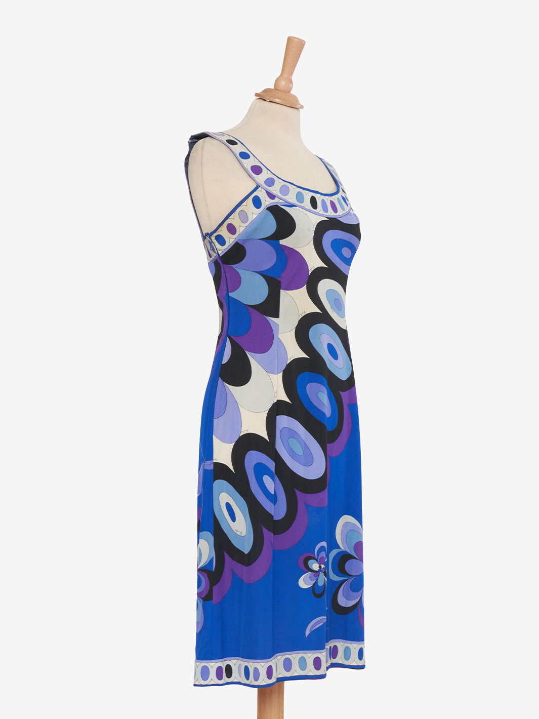 Emilio Pucci Blue Patterned Dress