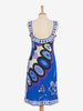 Emilio Pucci Blue Patterned Dress