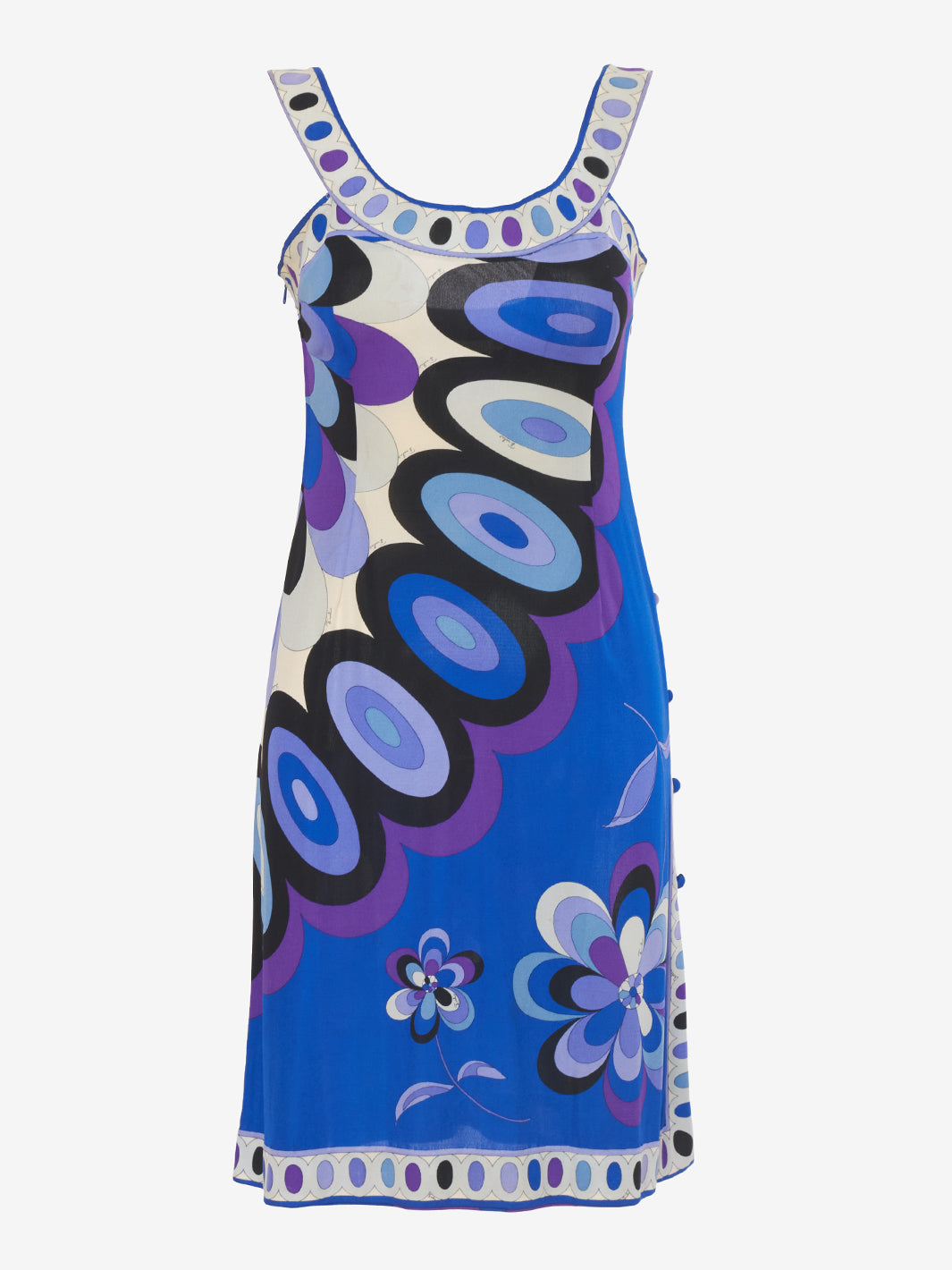 Emilio Pucci Blue Patterned Dress
