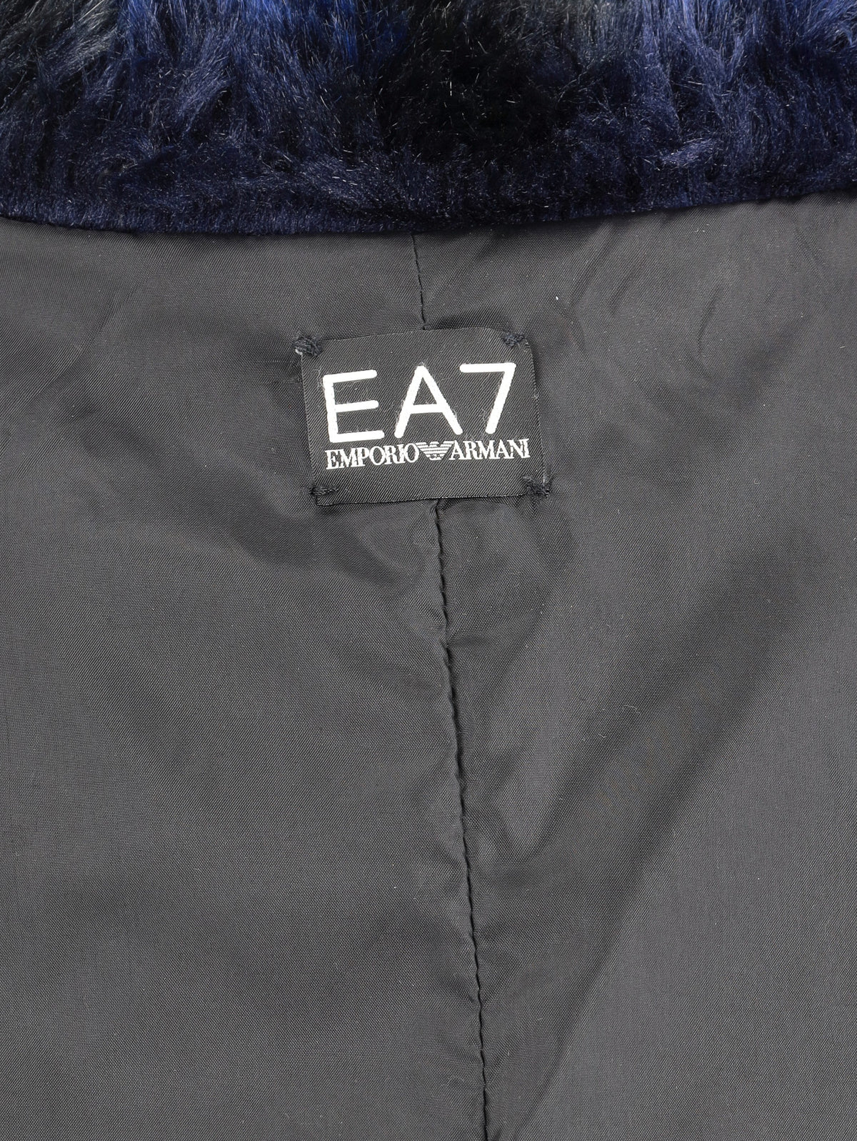 Emporio Armani Faux Fur Oversized Cape CVM24.84.13  Emporio Armani 