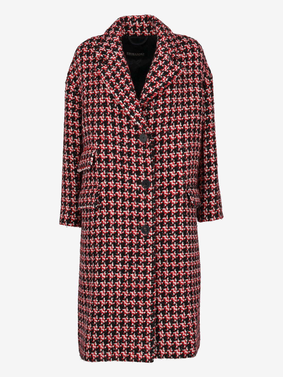 Ermanno Scervino Textured Multicolor Knitted Coat CVM26.22.27  Ermanno Scervino 