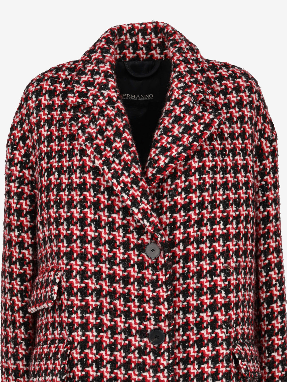 Ermanno Scervino Textured Multicolor Knitted Coat CVM26.22.27  Ermanno Scervino 