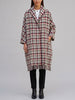 Ermanno Scervino Knit Coat with Graphic Houndstooth Pattern CVM26.22.29  Ermanno Scervino 