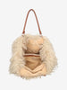 Ermanno Scervino Leather & Shearling-Effect Tote Bag W27526.175  Ermanno Scervino 