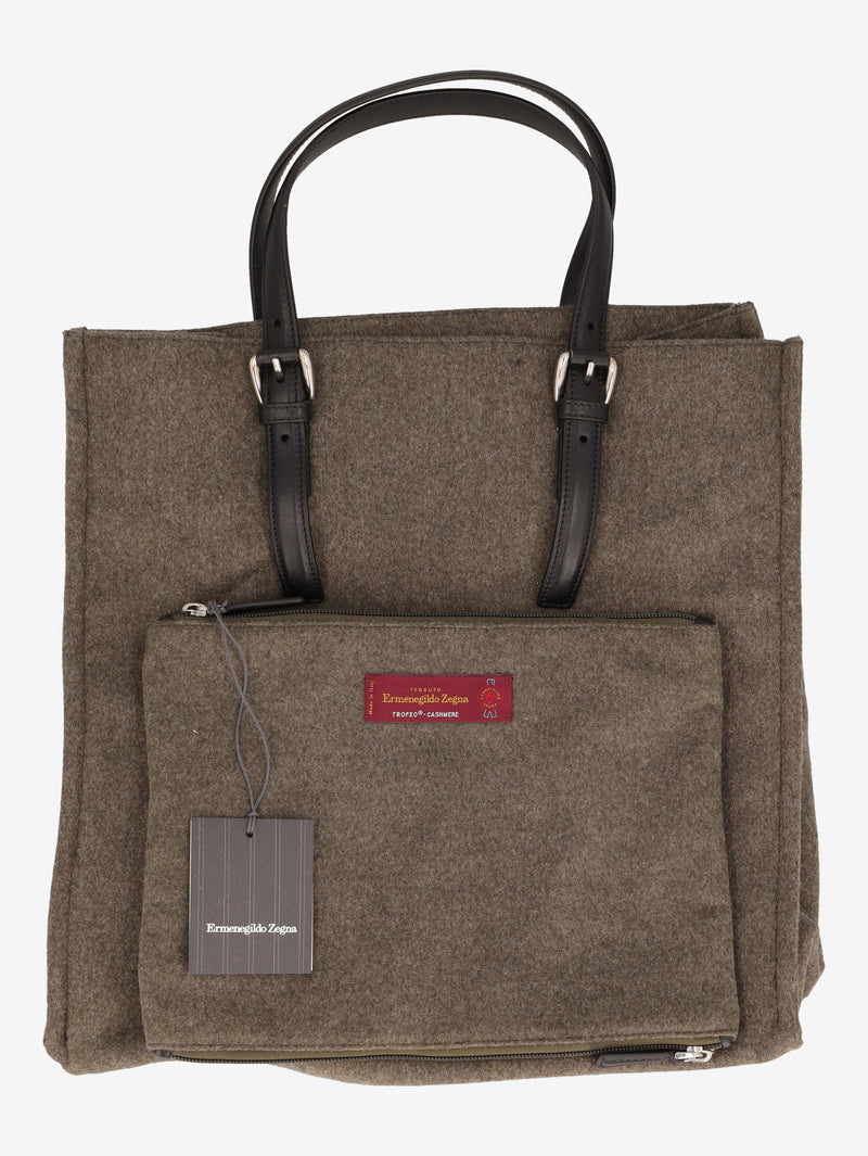 Ermenegildo Zegna Cashmere Shopper Bag CVM26.28.39  Ermenegildo Zegna 