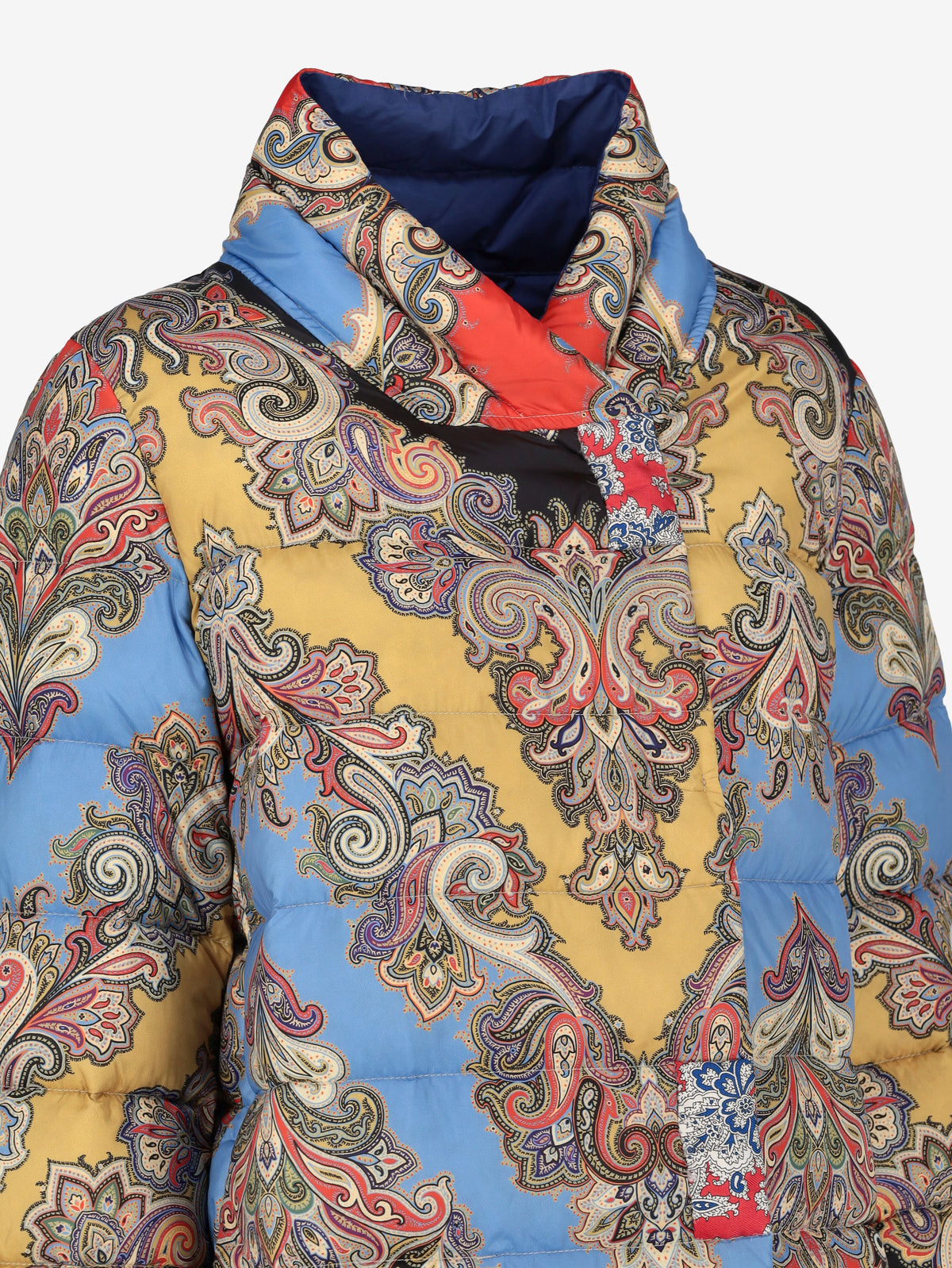 Etro Multicolor Printed Puffer Jacket CVM26.22.35  Etro 