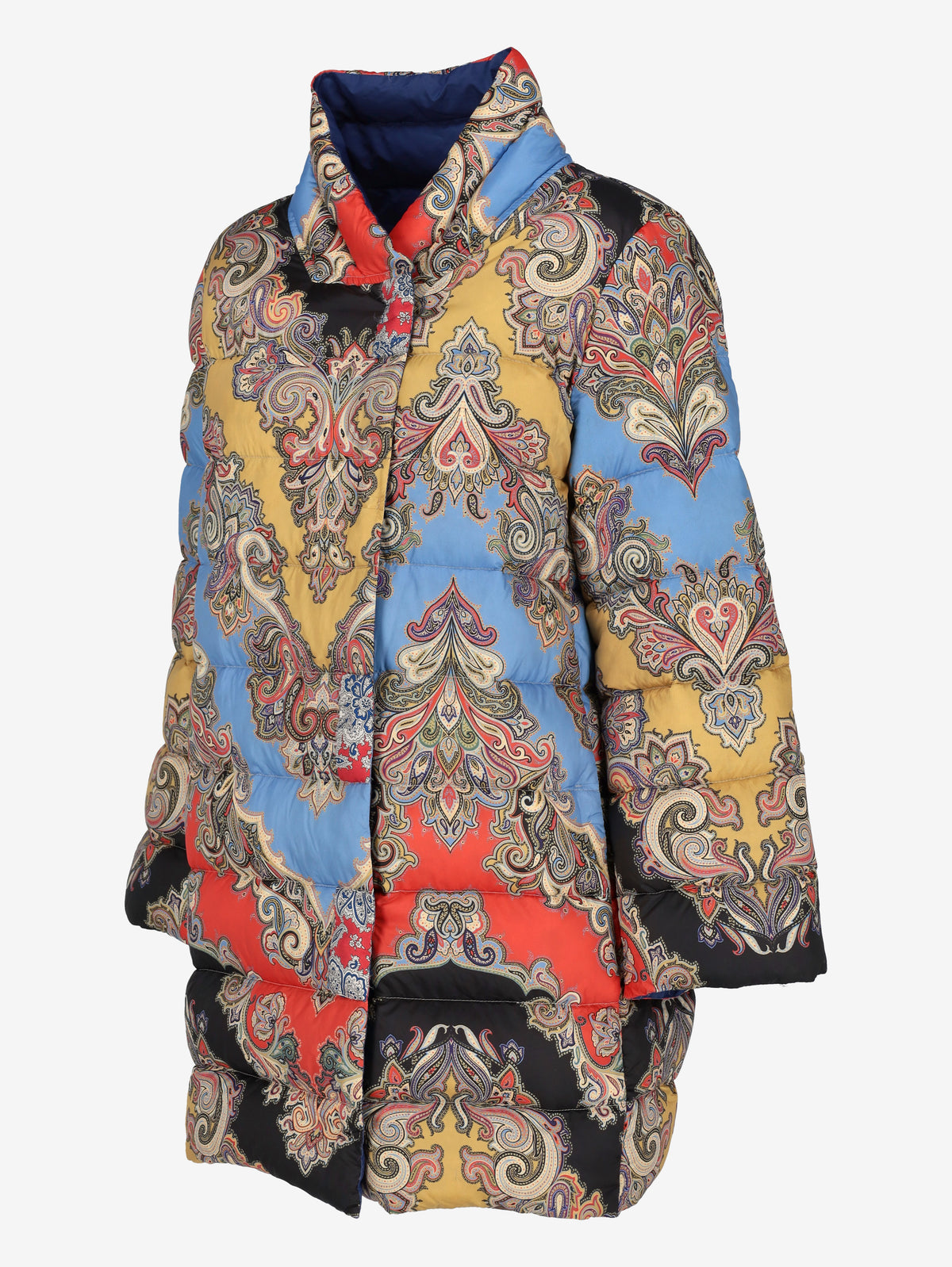 Etro Multicolor Printed Puffer Jacket CVM26.22.35  Etro 