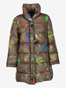 Etro Multicolor Printed Puffer Jacket with Tropical Animal Motifs CVM26.22.38  Etro 