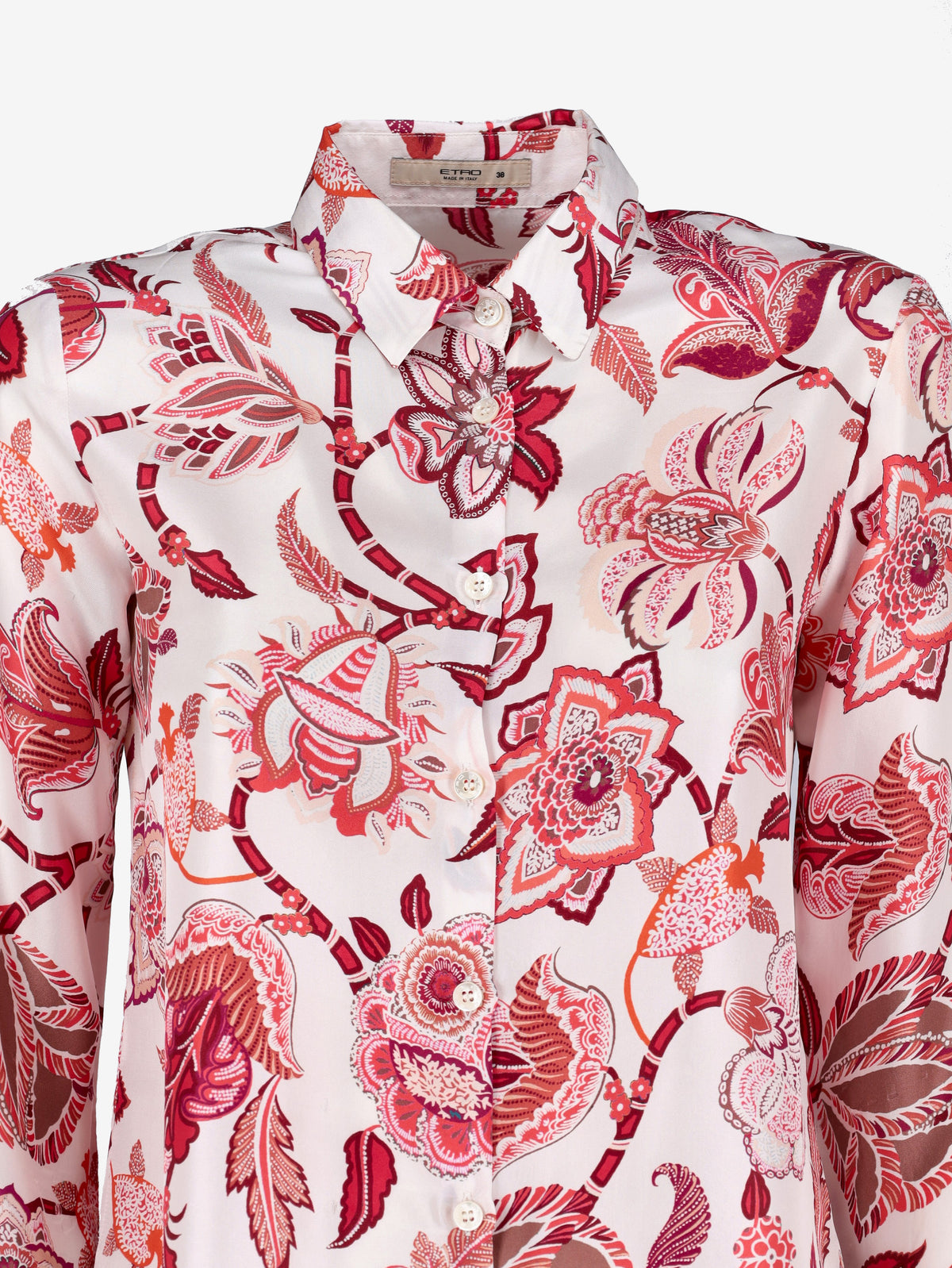 Etro Silk Shirt with All-Over Floral Print W7426.7  Etro 