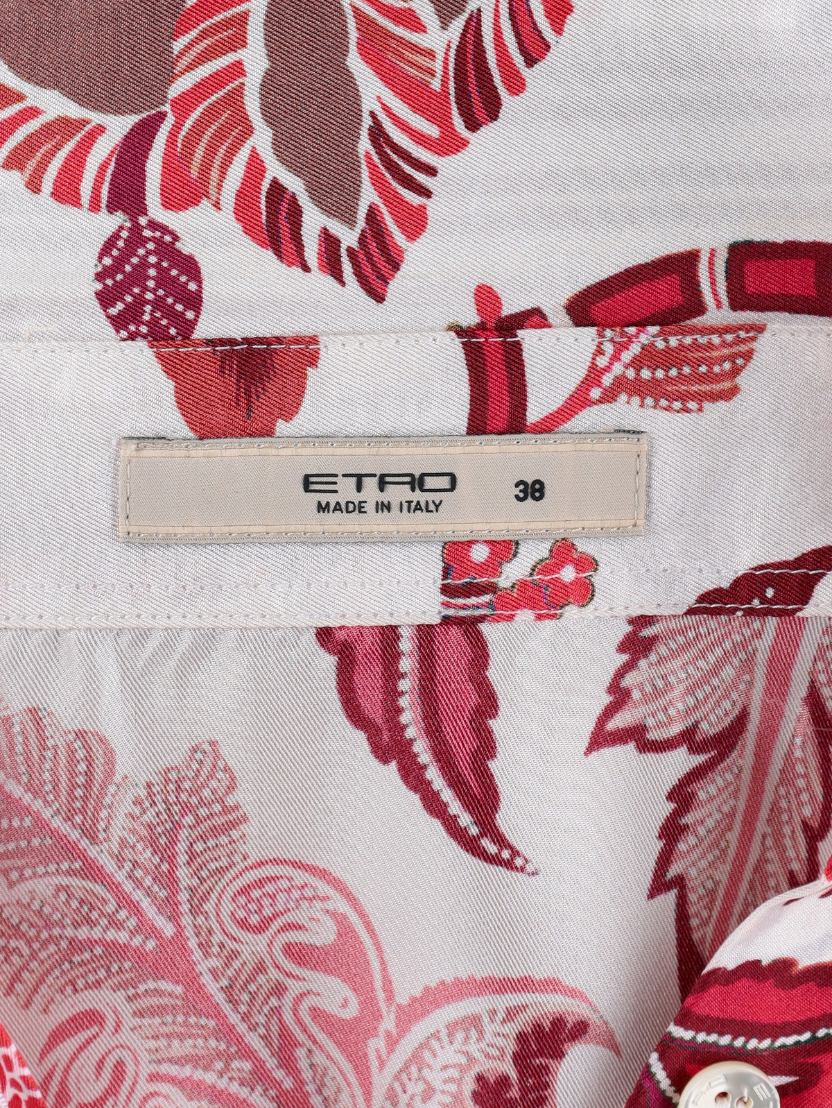 Etro Silk Shirt with All-Over Floral Print W7426.7  Etro 