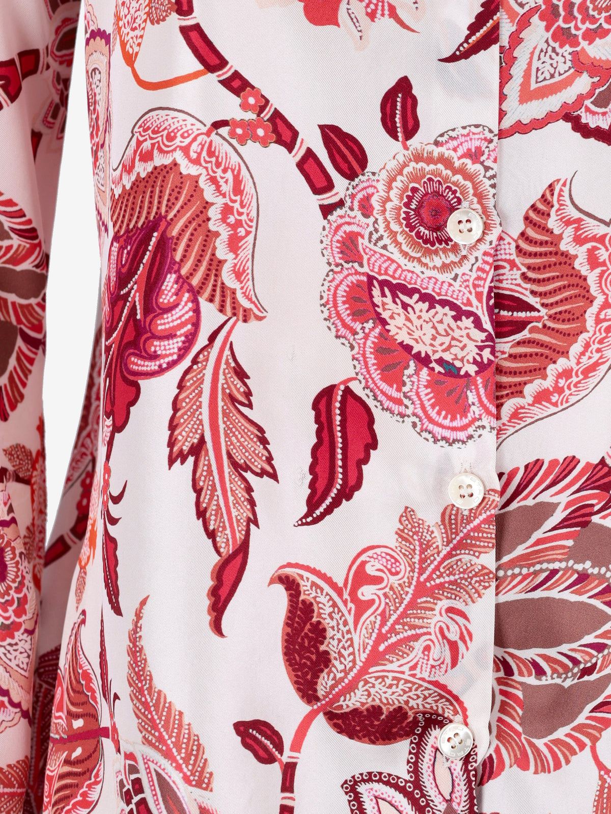 Etro Silk Shirt with All-Over Floral Print W7426.7  Etro 