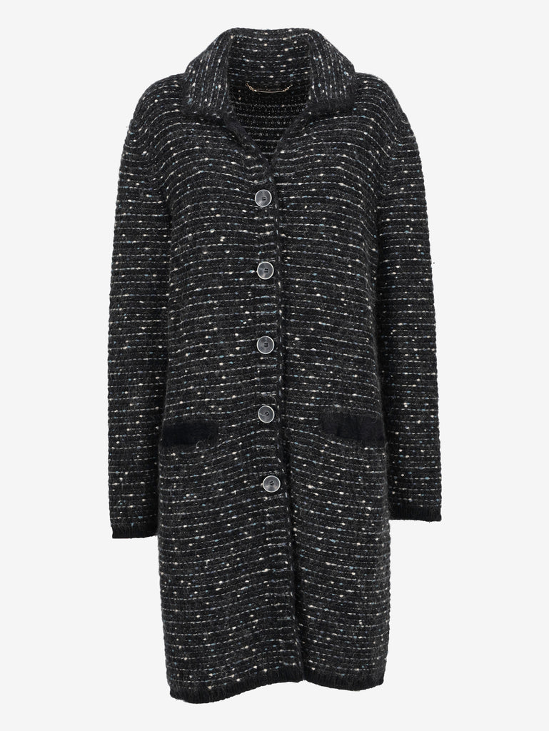 Falconeri Knitted Coat with Textured Finish CVM26.22.30  Falconeri 