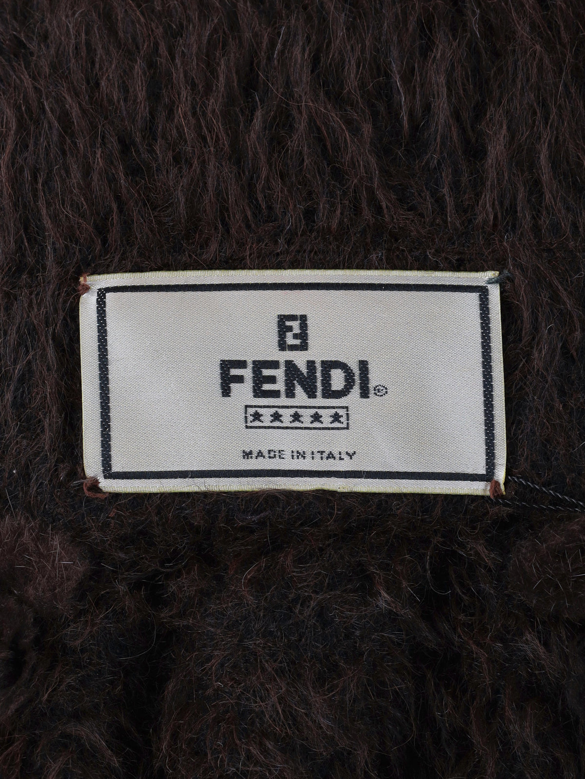Fendi Vintage Wool-Blend Coat with Tie Collar W27526.184  Fendi 