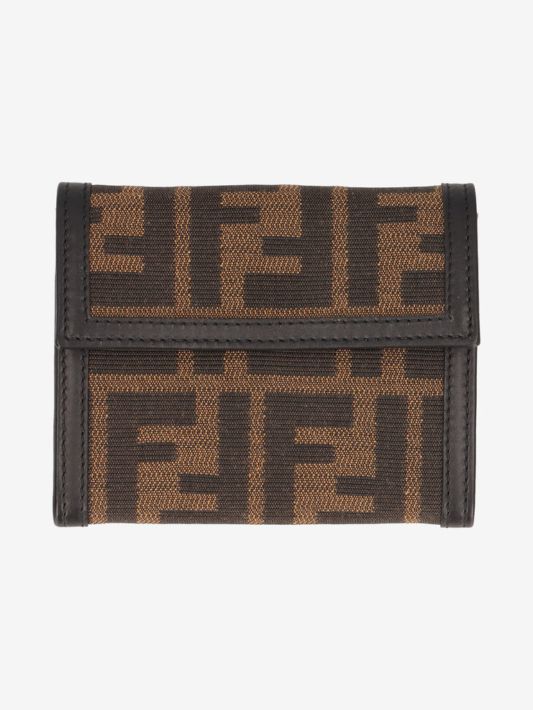 Fendi Vintage Zucca Compact Wallet W28926.6  Fendi 