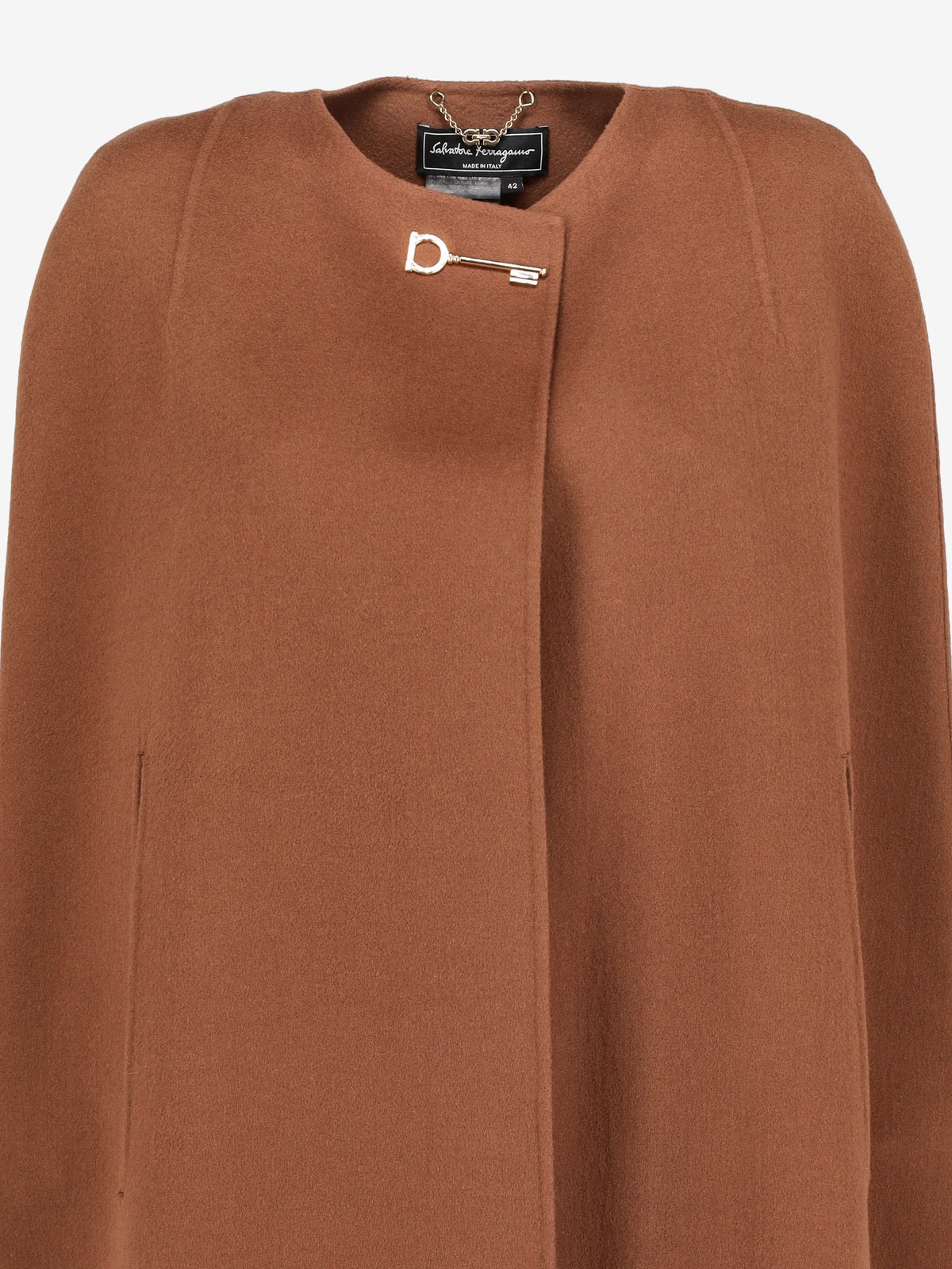 Salvatore Ferragamo Wool & Cashmere Cape CVM26.22.4  Ferragamo 