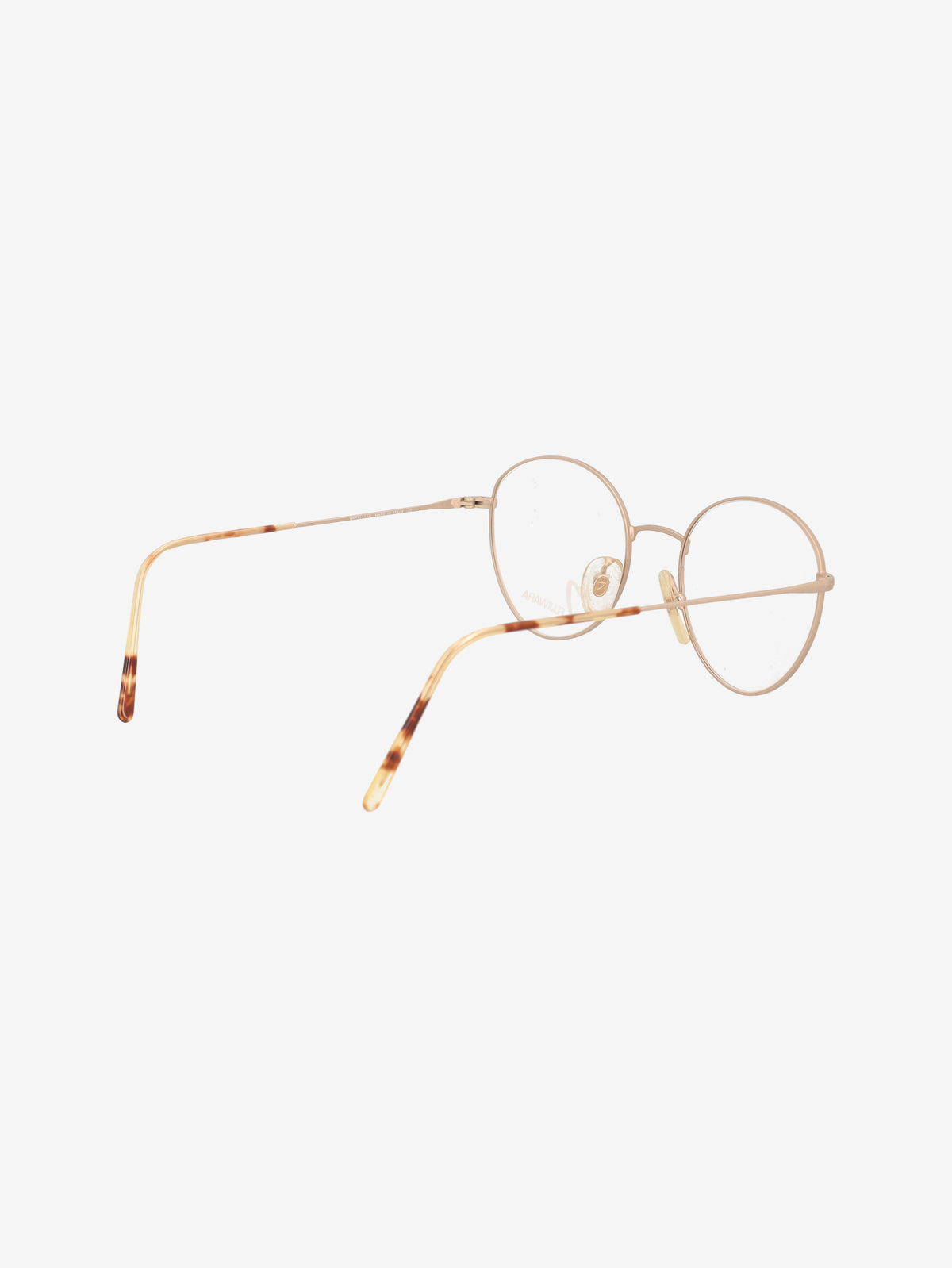 Vintage Ultra-Thin Metal Optical Glasses W13726.34  Fujiwara 