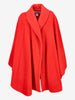 Genny Vintage Red Wool & Alpaca Cape W27526.198  Genny 