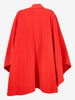 Genny Vintage Red Wool & Alpaca Cape W27526.198  Genny 