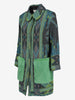 Giada Benincasa Jacquard Coat with Fur Pockets CVM26.6.127  Giada benincasa 