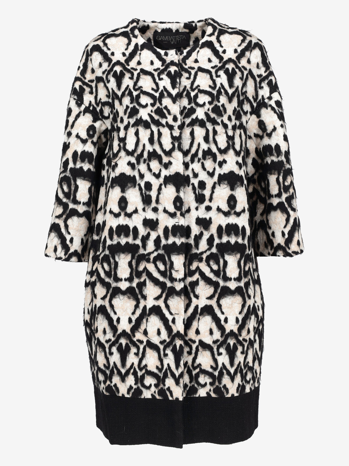 Giambattista Valli Textured Leopard Print Coat CVM26.22.60  Giambattista Valli 