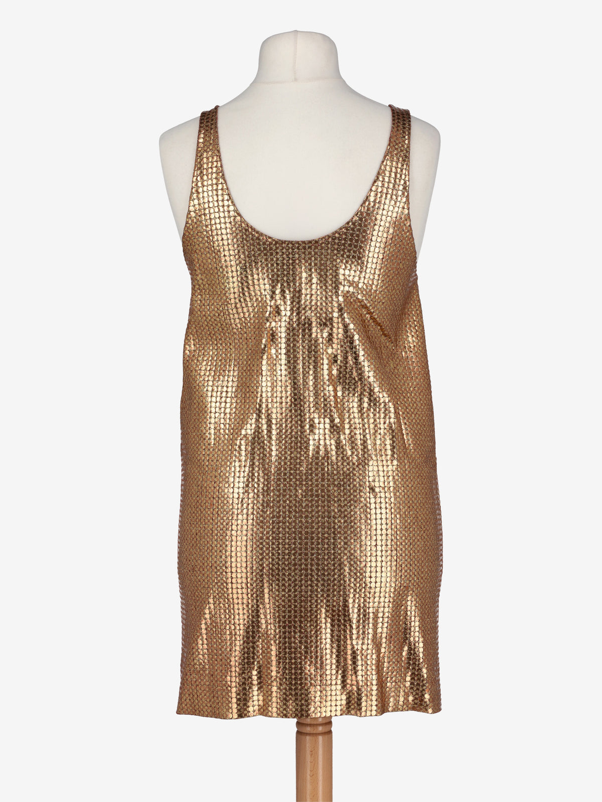 Gianfranco Ferré Rare Archive Gold Mesh Jewel Dress - FW 1991 W2511.128  Gianfranco Ferré 