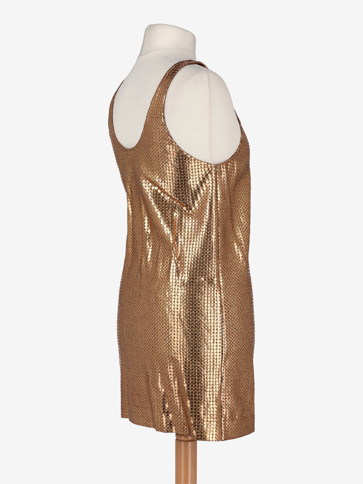 Gianfranco Ferré Rare Archive Gold Mesh Jewel Dress - FW 1991 W2511.128  Gianfranco Ferré 