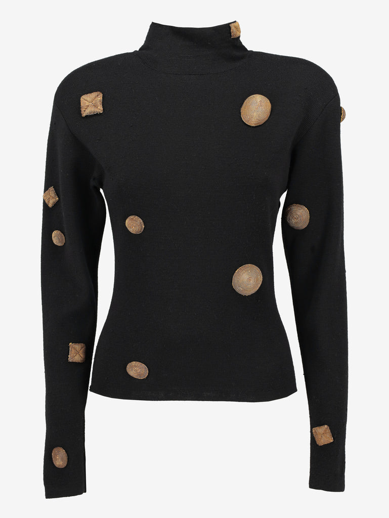 Gianfranco Ferré Sweater in Black Knit WCV24BB02  Gianfranco Ferré 