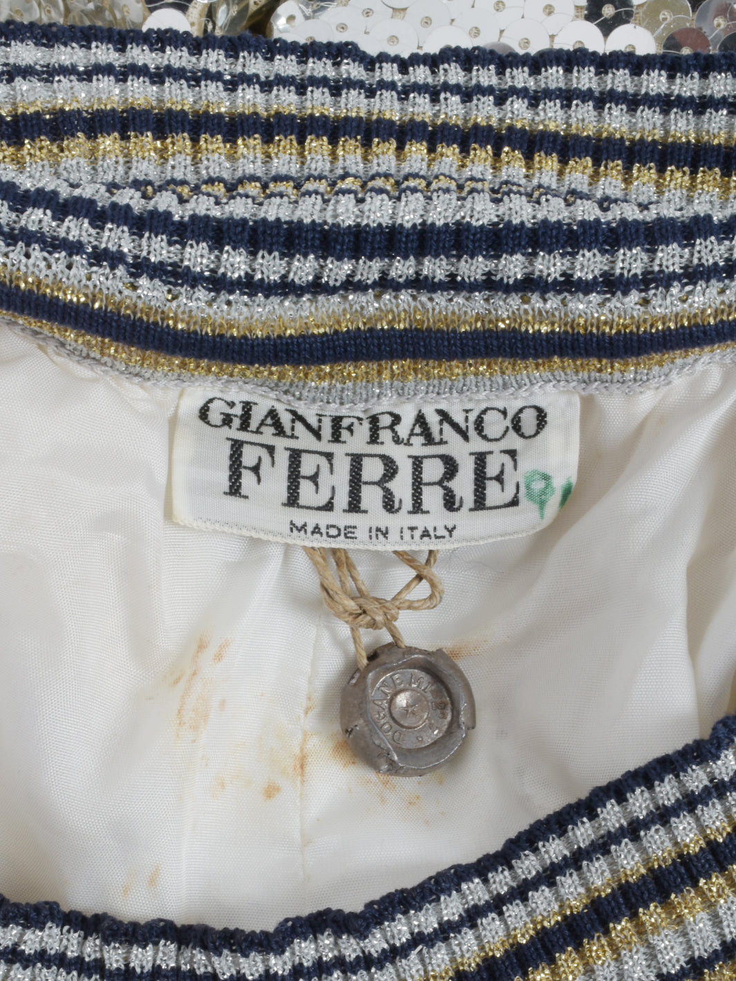 Gianfranco Ferré 亮片七分裤 - 80 年代