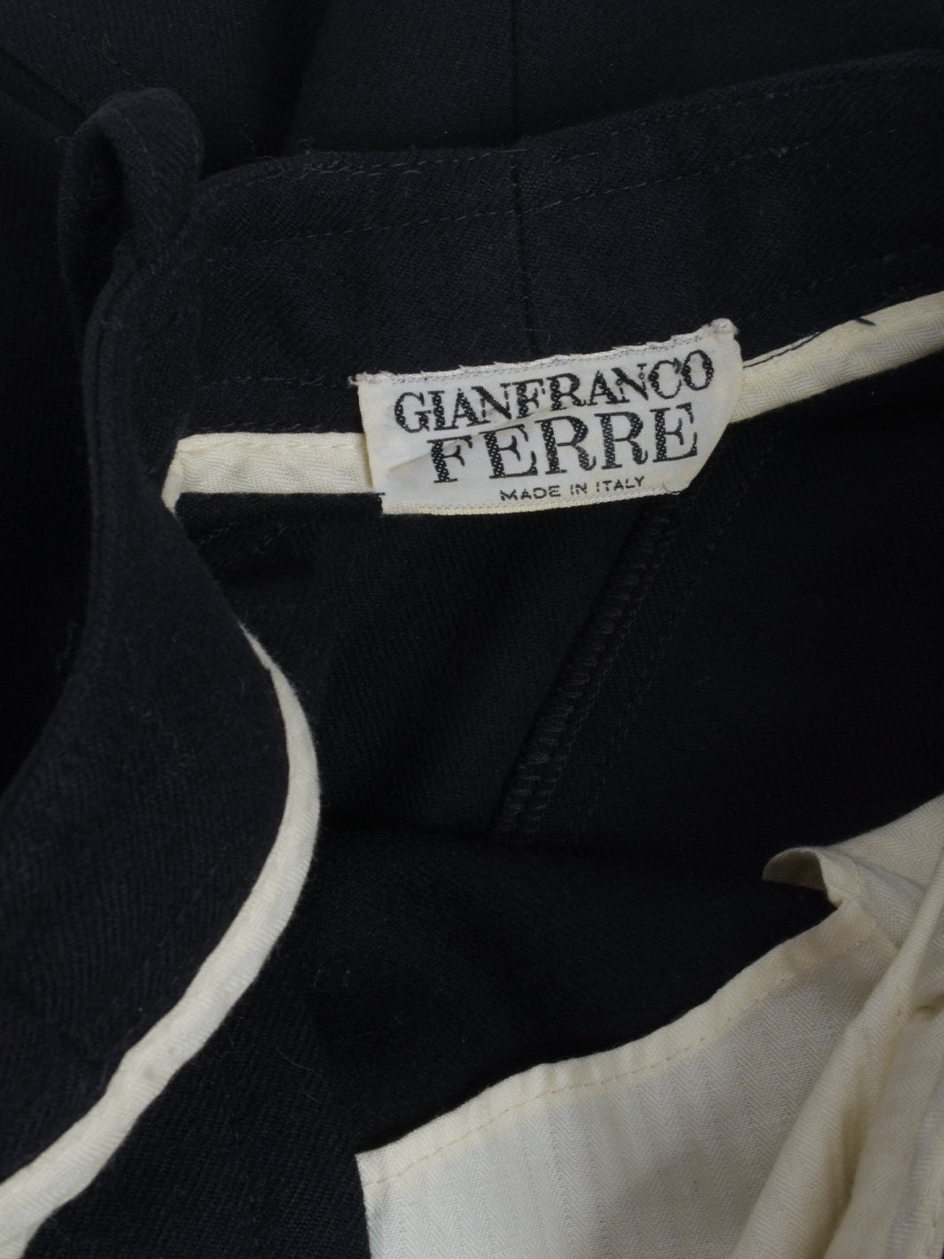 Gianfranco Ferré Wool Stirrup Pants - 80s