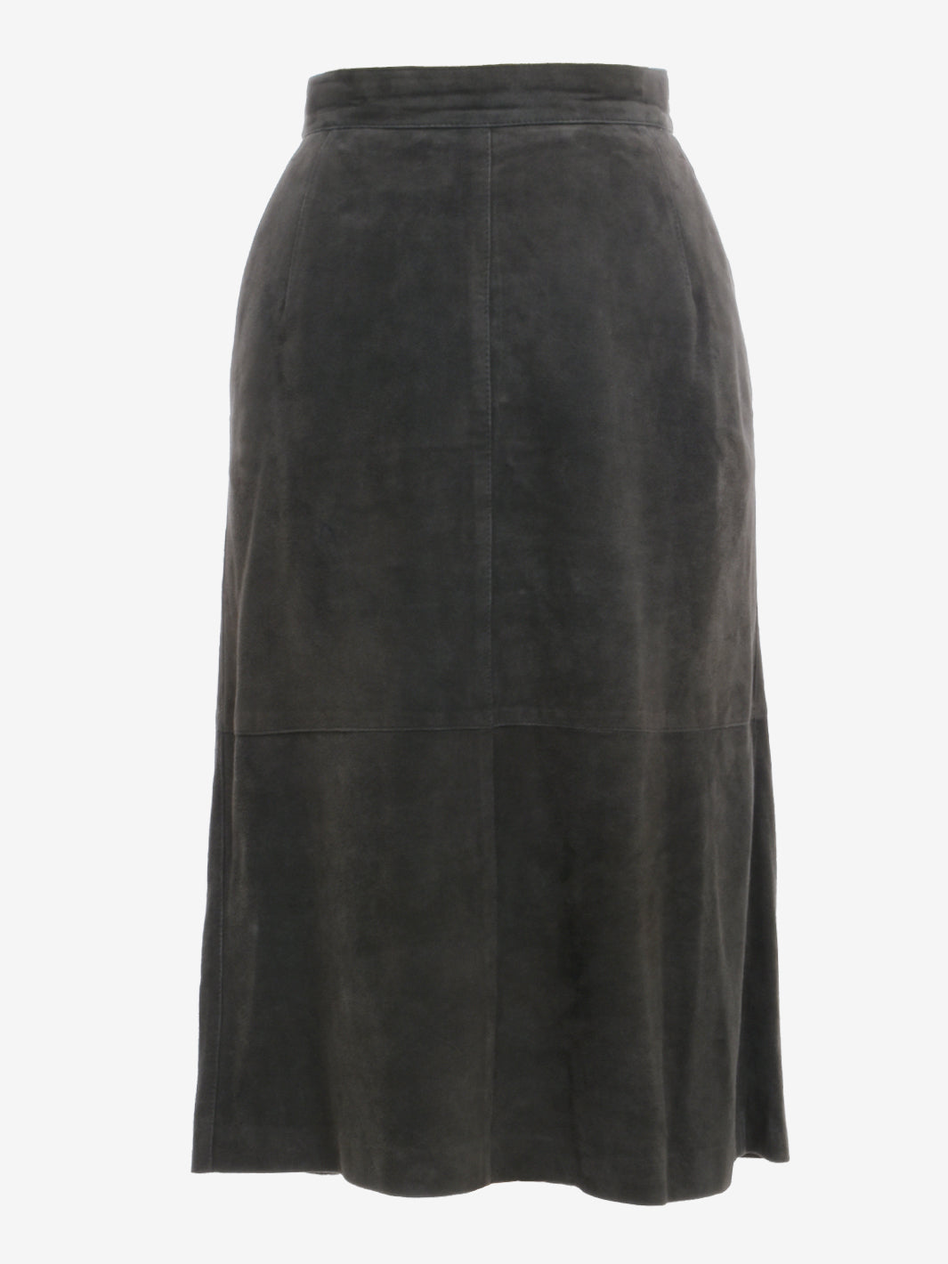 Gianfranco Ferré Midi Suede Skirt - 90s