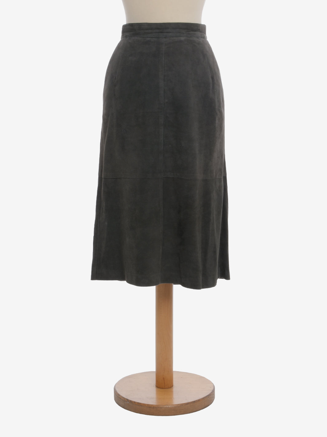 Gianfranco Ferré Midi Suede Skirt - 90s