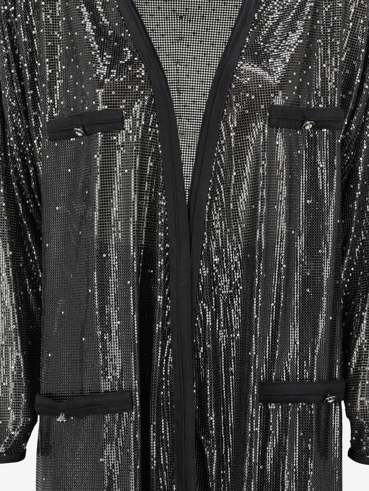 Gianni Versace Couture - Black Metallic Mesh Tunic Dress AR113  Gianni Versace 