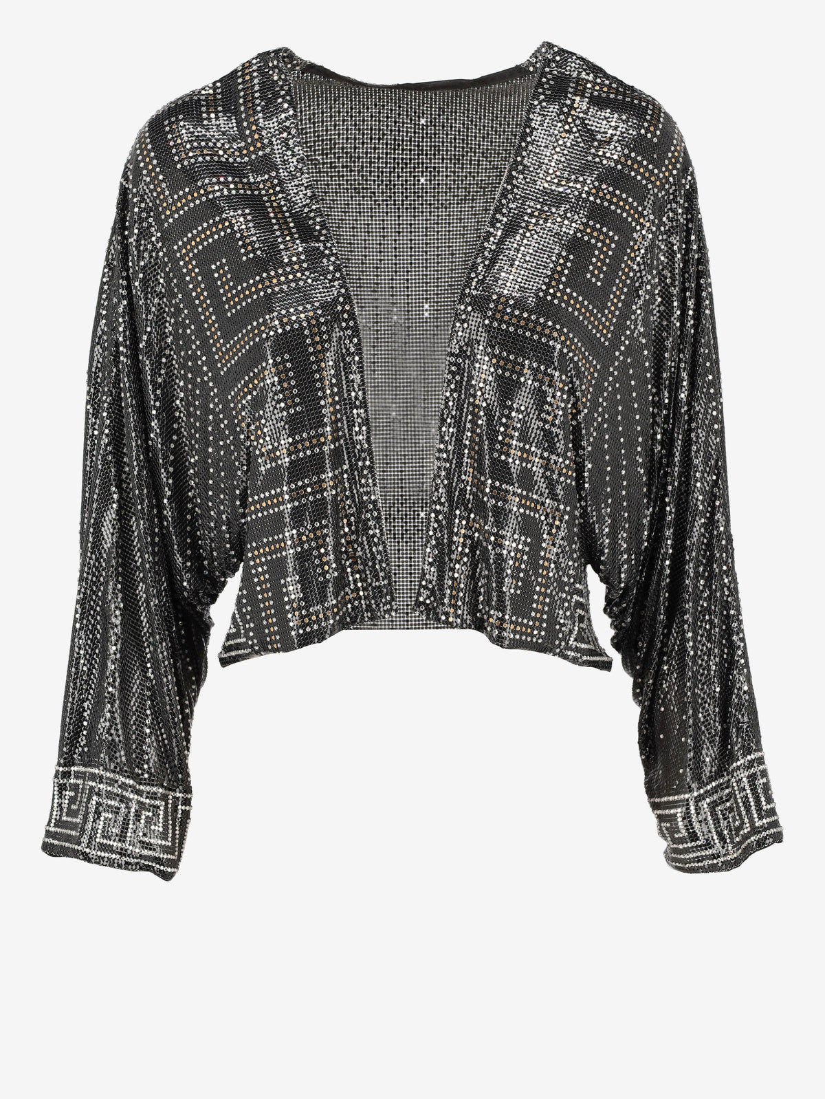 Gianni Versace Couture - Metallic Mesh Crop Blouse (S/S 1986) AR115  Gianni Versace 