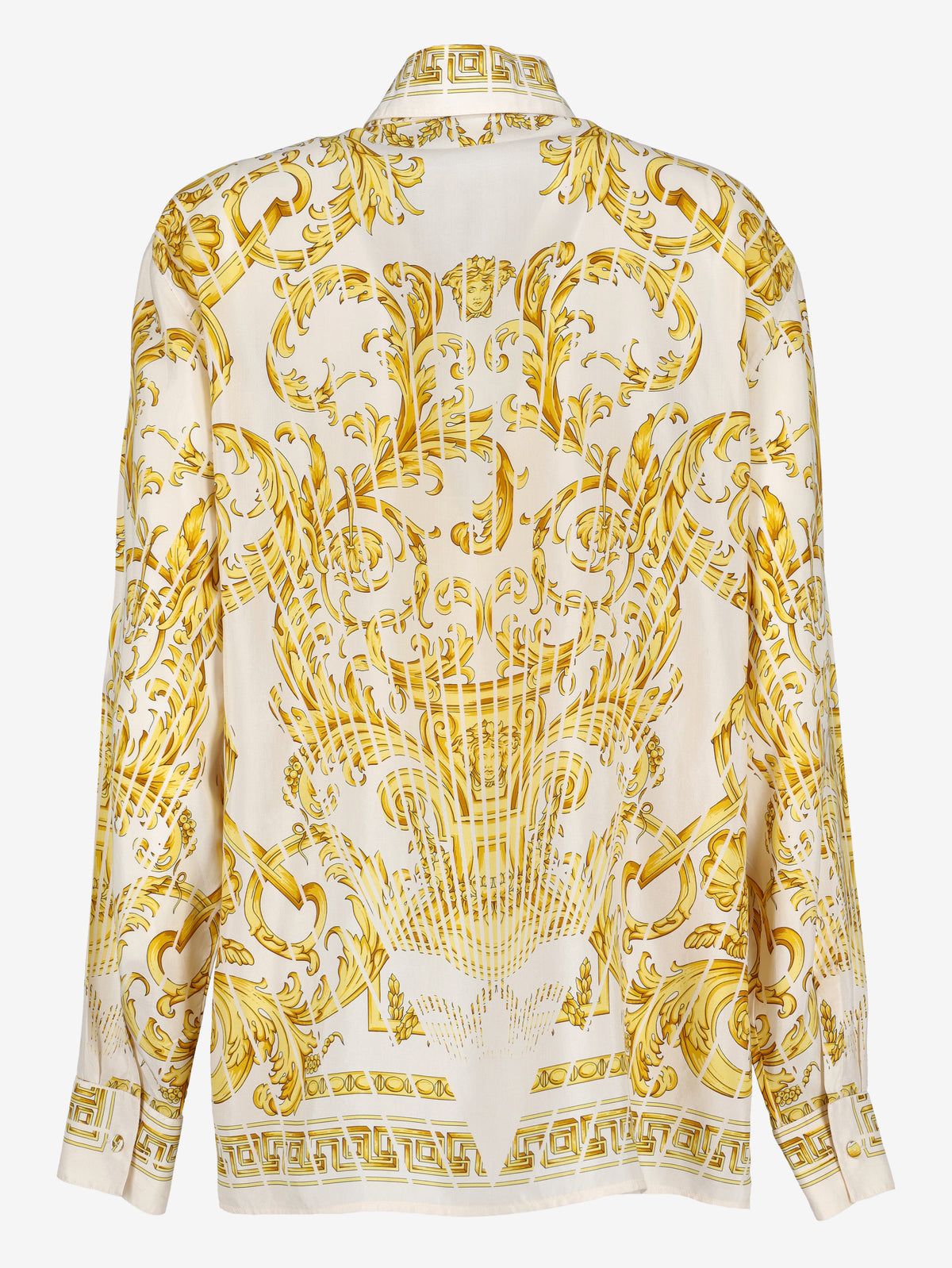 Versace Vintage Silk Baroque Print Shirt MR12926.19  Gianni Versace 